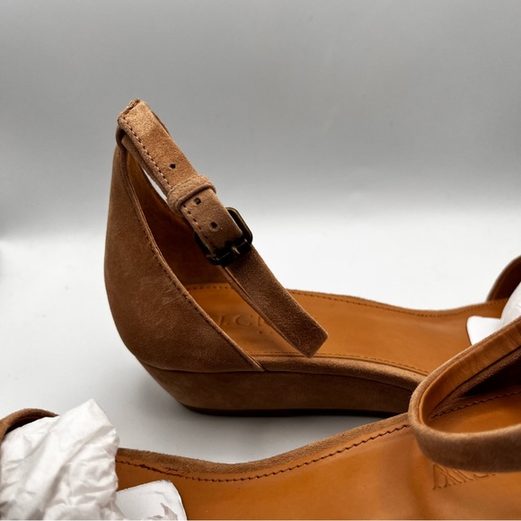 BNIB J CREW SUEDE WEDGE SANDAL - Picture 6 of 9